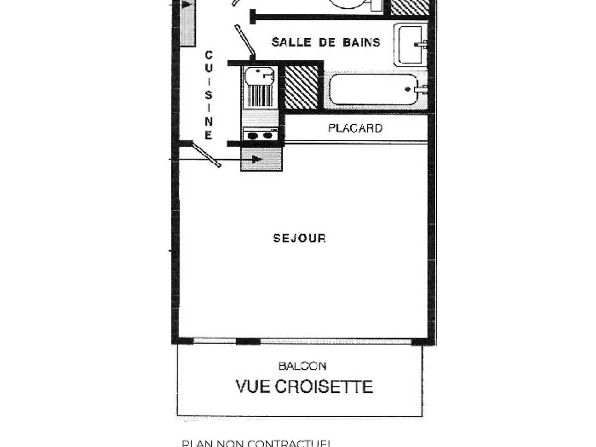 Apartment Studio Confortable 4 Pers, Balcon Sud, Quartier La Croisette - Fr-1-452-174 Saint-Martin-de-Belleville France